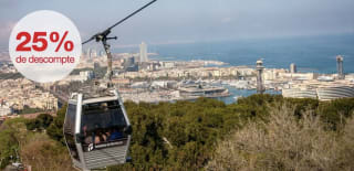 Código 25% Descuento Teleférico de Montjuïc i/o el Bus Turístico