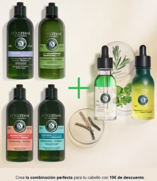 10€ dto en la compra de champú y sérum