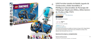 Set LEGO Fortnite Autobús de Batalla Juguete de Construcción y Globo Aerostático,por 74,99€
