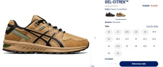 Zapatillas Para Hombre Asics GEL-CITREK™ por 56.7€