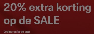 20% extra korting op de sale tot 62% bij C&A