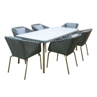 Haluta - Tuinset Arles - 6 persoons - 200x90x75 cm - voor €399,50 bij Timco voordeelmarkt