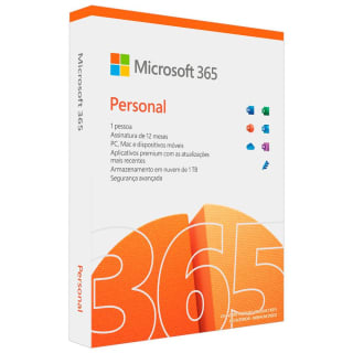 Pacote Office Microsoft 365 Personal com 1TB de armazenamento na Nuvem - R$ 79,90