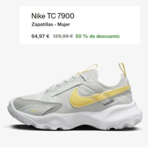 Zapatillas para Mujer Nike TC 7900 por 64.97€