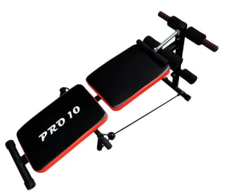 Banco de Musculación Plegable y Ajustable Fit-Force PRO10 por 26,39€ (cuenta nueva por 15,83€)