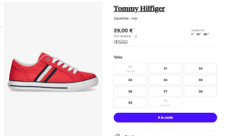 Tommy Hilfiger Zapatillas por 29€