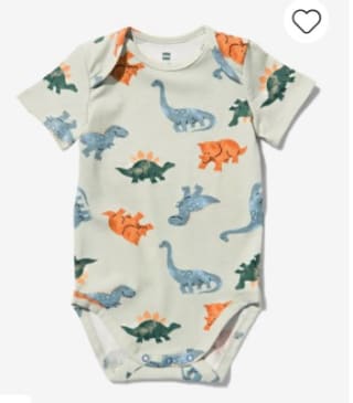 Diverse rompertjes vanaf €1,75 bij de Hema