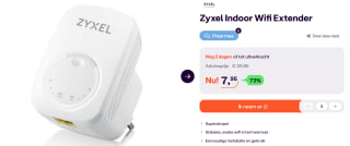 ZyXEL WRE6505 v2 Network transmitter & receiver voor €7,95 bij Ibood