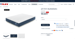 Colchón FLEX zZ1 Firm Multielás 90x1.90tic por solo 161€