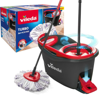 Vileda Turbo 3en1 Mopa de suelo con escurridor giratorio y cubo con pedal por 30,59€