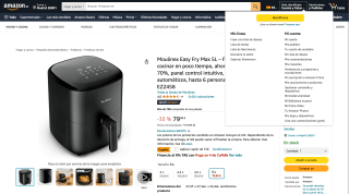 Moulinex Easy Fry Max 5L EZ2458 por 64,99€