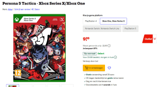 Persona 5 Tactica Xbox voor €9,99 bij Bol