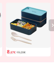 Fiambrera portátil de la marca Worthbuy por 8,67€