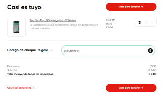 Gratis App TomTom GO Navigation 12 meses