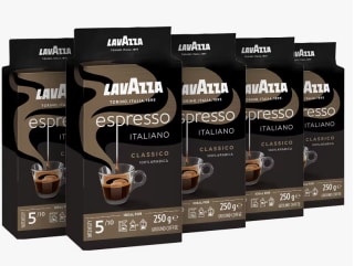 Lavazza, Espresso Italiano Classico, Café Molido Natural, 5 Paquetes de 250 g por 14,99€