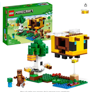 Set Lego Minecraft La Cabaña-Abeja por 17,99€ (Miravia 16,46€)