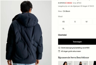 Calvin Klein Jeans Winterjas voor €149 bij Calvin Klein