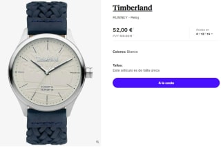 Reloj para Hombre Timberland RUMNEY por 52€