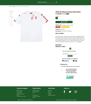 Equipación Cultural Leonesa 18-19 por solo 13€