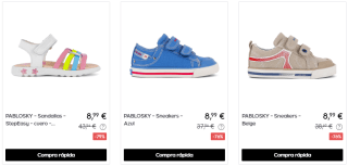 PABLOSKY - Zapatos desde 7,99€