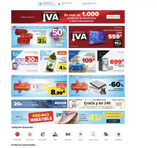 Ahórrate el IVA en Televisores y Ordenadores en Carrefour