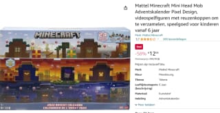 Mattel Minecraft Adventskalender voor €12,99 bij Amazon