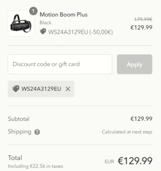 Anker Soundcore Motion Boom Plus Speaker voor €129,99 dmv code bij Soundcore