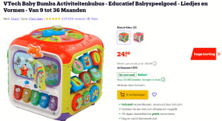 VTech Baby Bumba Activiteitenkubus voor €24,99 bij Bol.com
