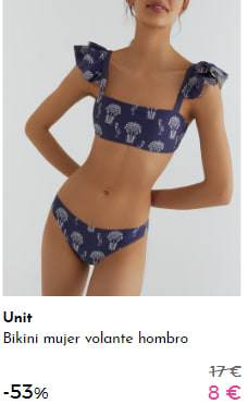 Bañadores y Bikinis por 8€
