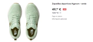 Zapatillas The North Face Hypnum para Mujer por 49.99€