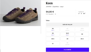 Zapatillas Casual Keen JASPER por 54€