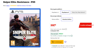 Sniper Elite: Resistance voor €39,99 bij Bol