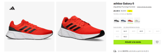 Adidas Galaxy 6 Zapatillas Running por 29,99€