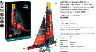 Lego Technic Emirates Team New Zealand AC75 jacht (42174) voor €84,99 bij Amazon