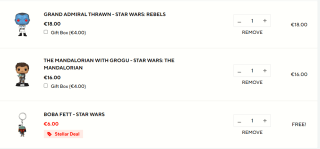 3 halen = 2 betalen op alle Funko POP! Star Wars items bij Funko Europe