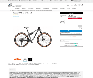 Bicicleta KTM Scarp MT Elite AXS por solo 2.699€