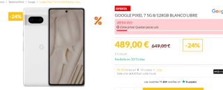 Google Pixel 7 5G 8/128GB por 489€