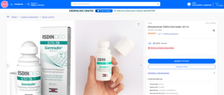 Desodorante Isdin Germisdin de 40 ml por $9.090