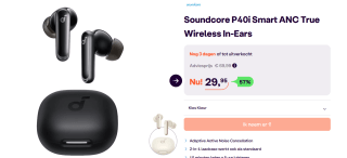 soundcore P40i door Anker, draadloze oordopjes voor €29,95 bij Ibood