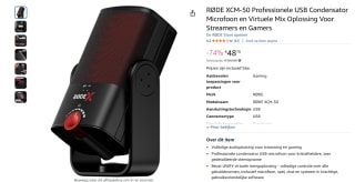 Røde XCM-50 condensator microfoon voor €48,70 bij Amazon