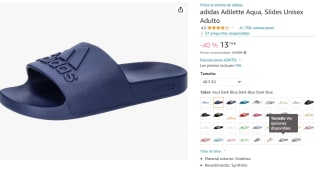 Chanclas Adidas Adilette Aqua por 13,74€