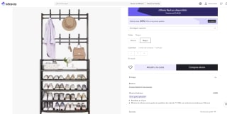 Recibidor Perchero Organizador por 10,36€