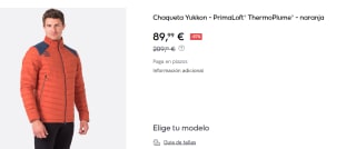 Chaqueta para Hombre Ternua Yukkon por 89.99€