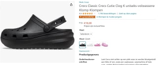 Crocs Kids Classic voor €18 bij Amazon