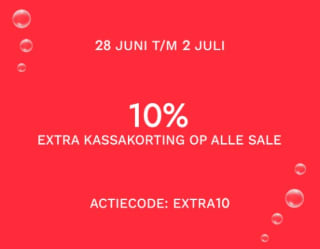 10% extra korting op de sale bij Van den Assem