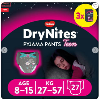 Drynites met 40% korting bij Wehkamp