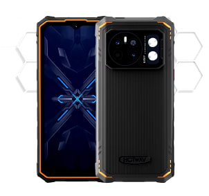 HOTWAV Cyber 13 Teléfono Resistente, Android 14, 6.6" HD+, Linterna 150LM, 10800mAh, 64MP, 16GB RAM Expandible por 119,27€