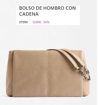 Bolso de Hombro con Cadena por 12.99€