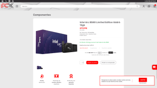 Intel Arc B580 Limited Edition GDDR6 12GB por 277€