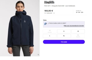 Chaqueta con capucha para Mujer Haglöfs ROC Flash GTX por 165€